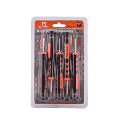 China WEEKS 1023 Plastic Screwdriver 5PCS Magnetic Screwdriver Mobile Tools Phone Repair for sale