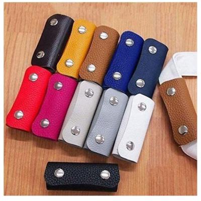 China User-Friendly PU Leather Handle Cover Removable Handbag Strap Handle Protector Cover for sale