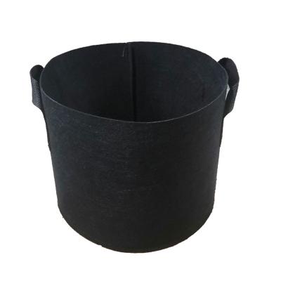 China Eco-Friendly Planter Grow Indoor Garden Plants With Plastic Window Felt Growing Bag Liter for sale