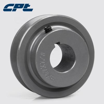 China Building Material Stores CPT Cast Iron 2.85 Inches Outside Diameter Groove V-Belt Pulley BK27 Single Type For 4L, A, B, 5L Belts for sale