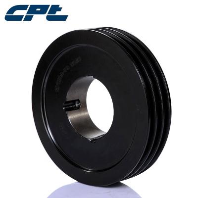 China Material of Construction Shops European Standard Cast Iron SPC224-03-3020, V-Belt Pulley CPT Sheaves SPC224, 3Grooves, 233.6mm OD With 3020 Taper Bushing for sale