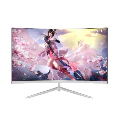 China Wholesale 27 Inch 1080P PC Curved LCD Curved Gaming Monitor For Desktop Computer Gaming Displays 75hz 144hz 165hz 1ms for sale