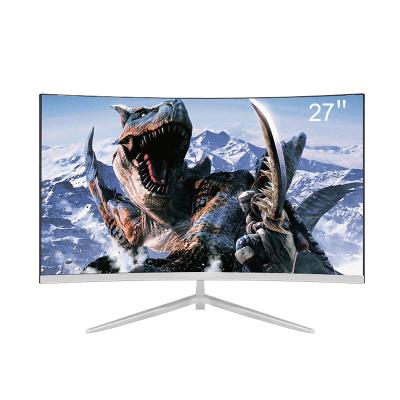 China 27 inch curved pc computer monitor 75hz 5ms curved screen 27inch gaming monitor for sale