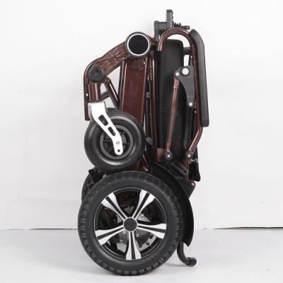 China Alumminum Alloy Electric Wheelchair Four Wheel Vehicle for sale