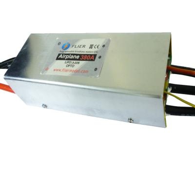 China Van het Vliegtuigesc van de strookkleur 3-22S 380A Lipo RC Elektronisch de Snelheidscontrolemechanisme 465g Te koop