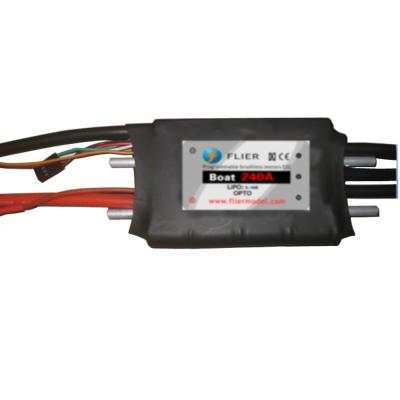 China schwanzloser Drehzahlregler ESC Boot 10S 240A RC Schwarz-67V mit Servoprüfvorrichtung zu verkaufen