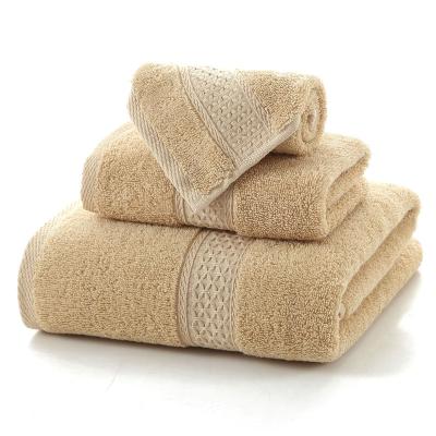 China Amazon Bathroom Towel Cotton Bath Towel Gift Set 100% Child Safe Bestseller for sale