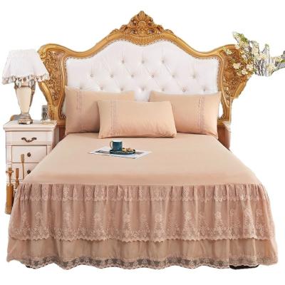 China OEM ODM Eco-friendly Best Selling Protein Spreads Luxury Bed Spread Bed Skirt for sale