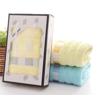 China Factory Outlet Cotton Face Towel Designers Kids Safe Organic Towels Wholesale 35*75cm for sale