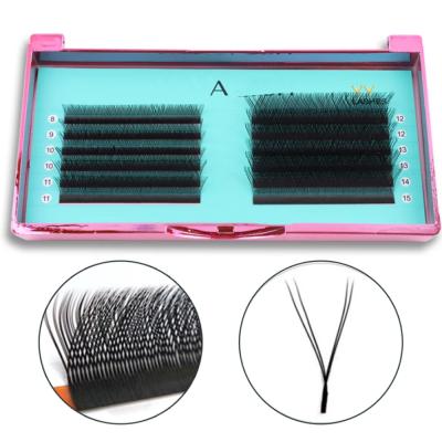 China Hongjun high quality 8-14mm YY thick volume eyelash extensions supplies available graft private label for eyelashes volume for sale