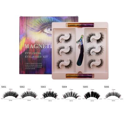 China Hongjun Wholesale Luxury 3D Light Lashes Mink Selling Natural False Eyelashes Extensionmagnetic Eyelash for sale