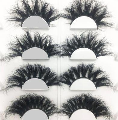 China Deep 2021 Drop Shipping Ready To Ship Custom Private Label 25mm Eyelash 3D Mink With Stock Eyelash Box for sale