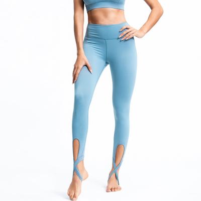 China Hot Sale Sports Yoga Clothing Breathable Gym Wear High Waisted Workout Fitness Leggings Yoga Set 2021 for sale