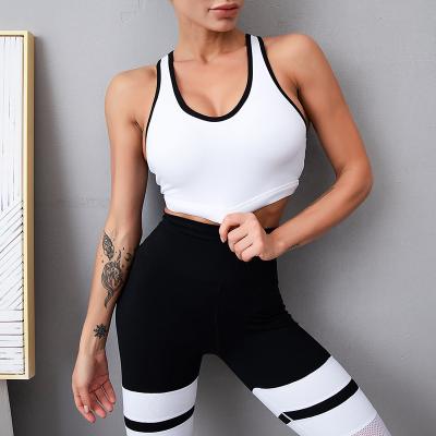 China Breathable Workout Sets Women 2 Piece Yoga Fitness Clothes Sportswear Exercise Legging Crop Top Gym Clothes for sale