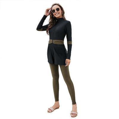 China Latest Viable Design Muslims Cover Up Islamic Swimsuit Women Long Sleeves Bathing Swimwear Ramadan Eid Party Wear Designer Dubai Abaya for sale