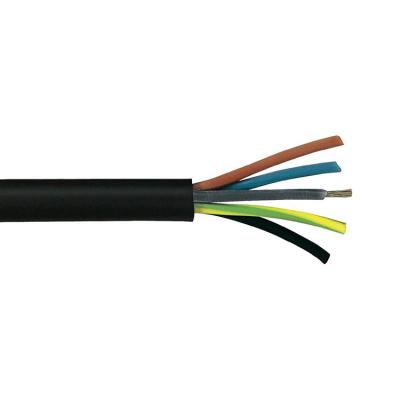 China Construction Cable H07RN-F Soft Rubber Electrical Cable 3x25mm2 for sale