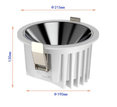 China Modern 55W COB Downlight Anti-Glare Modern Aluminum No-Head Recessed Modern Led Light Indoor Lighting Commercial Home Office for sale