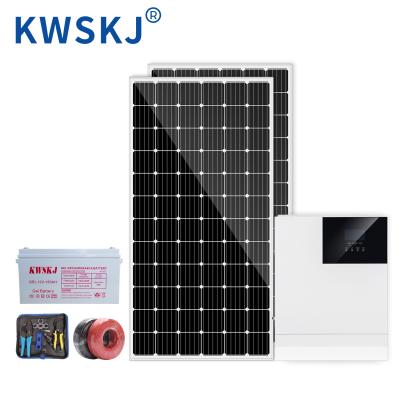 China Alibaba 2kw 3kw 5kw 8kw 10kw Pure Sine Wave Solar AC Solar Power System Prices For Home Off Grid Solar Power System for sale