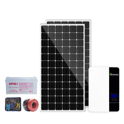 China alibaba home china off grid solar battery installation 3000w 5000w 10000w complete solar panel kit off grid solar mounting system for sale