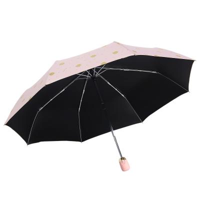 China Wholesale Dual Function Sunny and Rainy Small Cool Folding Sunshade Anti UV Sunshade Farm Umbrella Umbrella for sale