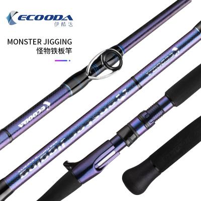 China Carbon Ecooda Monster Rod Fuji Guides Jigging Rod Rise 32KG Jigging Rod Jigging Rod Warm Drag Power for sale