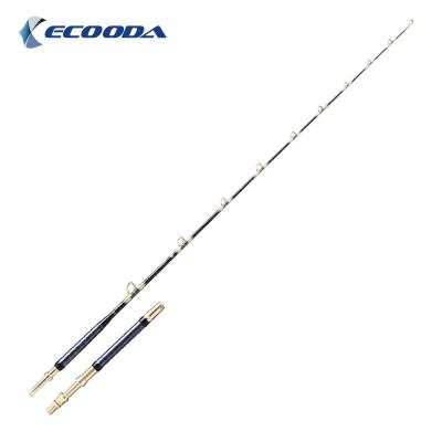 China Carbon OEM Deep Sea 32KG Drag Available Power Fishing Rod Guides Fuji SIC Fishing Rod Big Game Rod for sale