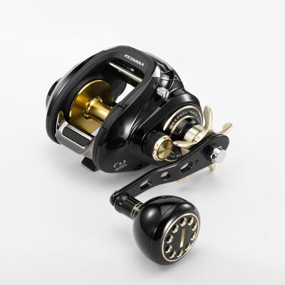 China Memory Function Metal ECOODA Baitcasting Fishing Reel 12kg Drag Power Saltwater Fishing Reel 5.9:1 Fishing Casting Reels for sale