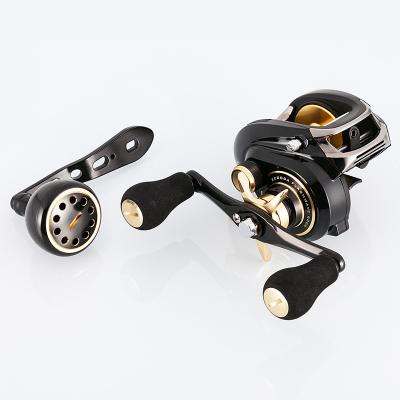 China Magnetic Brake System ECOODA Flashwave EFW 600 Bait Casting Reel 8kg Drag Power Saltwater Fishing Reel 6+1 Ball Bearings Surf Casting Reel for sale