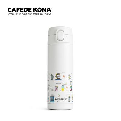 China CAFEDE KONA Good Quality PORTABLE Thermos for Tea and Coffee Stainless Steel Enamel Vacuum Flask Household Insulation Coffee Cup t for sale