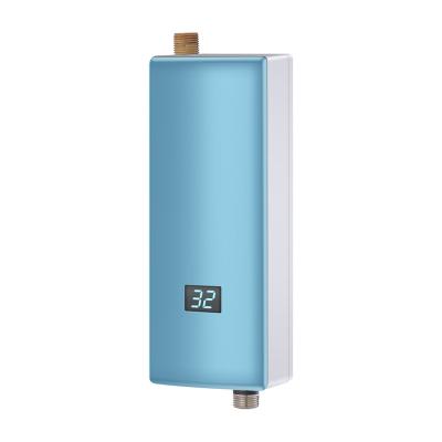 China Hot Sale Best Hotel EXW Wall Mounted Electric Geyser Tankless Water Heater for sale