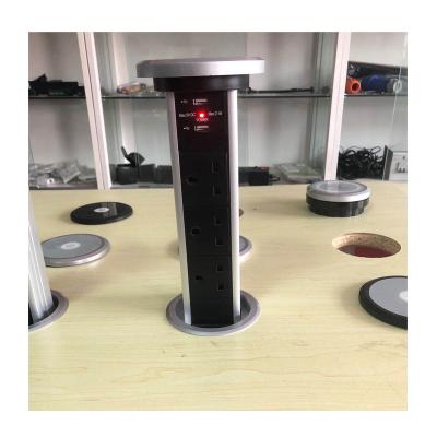 China Residential / General-Purpose Multifunctional  power and data pop up desktop extension QI wireless charger  sockets with usb outlet for sale