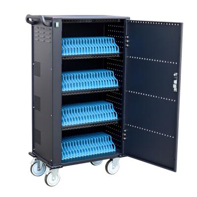 China Office School Multimedia Machine SPCC Cold Rolled Steel 80 Ways Mobile Phone Chromebook Laptop Tablet Charging Cart 80 pcs for School for sale