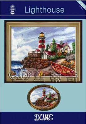 China Europe Needle Opens Embroidery DIY Counted Cross Stitch Kit Seaside Lighthouse for sale