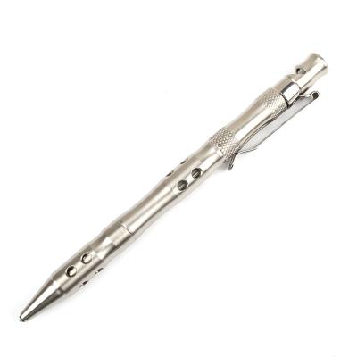 China Exquisite Stainless Steel Factory Hot Selling Cavity Design Stainless Steel Military Tactical Pen for sale