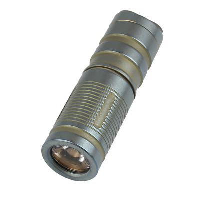 China Emergency Customized Waterproof Zoomable Led Mini Titanium Camping Flashlight for sale