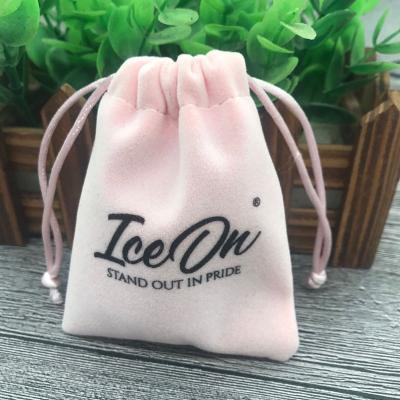 China Custom Jewelry Store Velvet Bag with Logo Printing Velvet Flap Pouch for Jewelry Pouches Small Velvet Bag Custom Jewelry Packaging Pouch Bag for sale