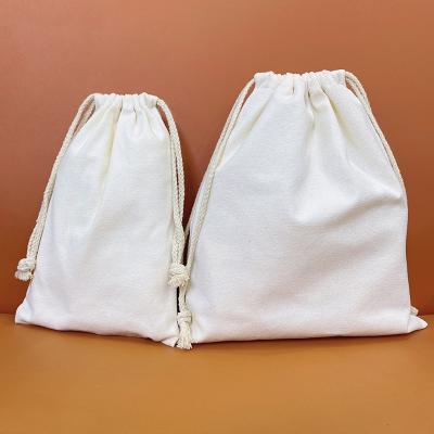 China Custom Drawstring Canvas Handbag Suction String Bag Jewelry Drawstring Pouch Logo Printing Cotton Packaging Drawstring Bag for sale