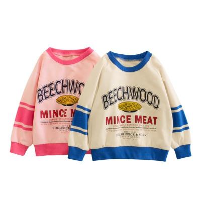 China Round neck baby clothes pullover autumn new children's clothing children's clothing girls breathable hoodie for sale