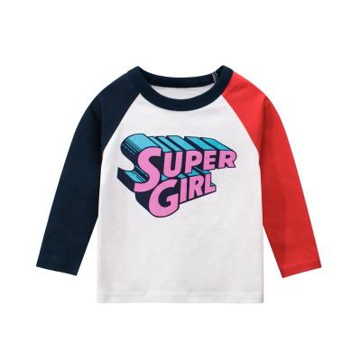 China New Autumn Children's Clothing Girls T-shirt Children's Long Sleeve Breathable Clothes for sale