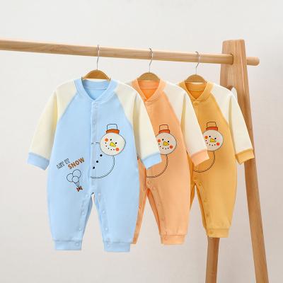 China 100% Organic Cotton Knitted Toddler Clothes Baby Romper Jumpsuit Outfits Long Sleeve Hoodie Baby Clothes Newborn For Boys And Girls for sale