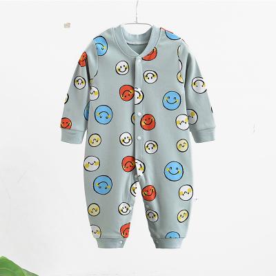 China Wholesale 100% cotton newborn baby clothes jumpsuit soft knit boutique boys and girls plain baby romper for sale