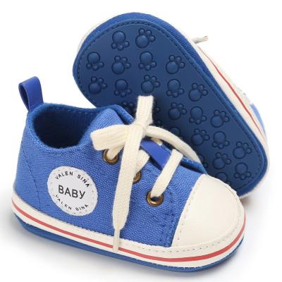 China 2021 Breathable spring and autumn new 0-1 year old children's mid-tube rubber-soled shoes baby toddler non-slip casual shoes toddler shoes for sale