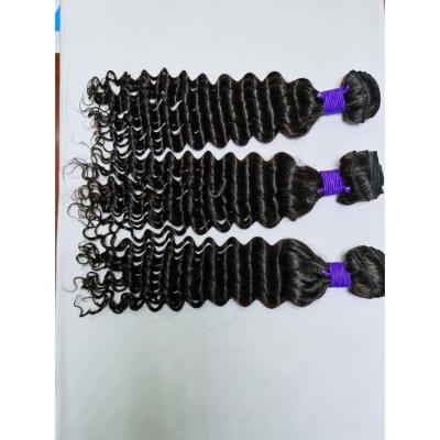 China Dead 100g High Density Black Body Wave Suitable All Colors Virgin Hair Bundles Deep Wave for sale