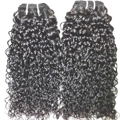 China 2020 hot sale 100%young girl's hair water wave blealchable and dyeable virgin crochet brazilian hair wave hair water wave for sale