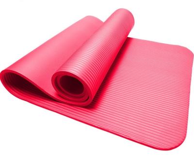 China Sports Home Exercise Equipment Fitness Gym Clothing Manufacturers Yoga Mat 60cm Wide 10mm Thick Yoga Mat for sale