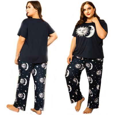 China Hot Sale Women's Low MOQ Shorts Homewear Shorts Sleeve High Quality Women's Breathable Pajama Set Plus Size Homewear for sale