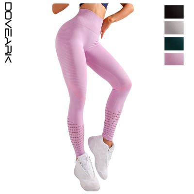 China 2020 Women Antibacterial High Waist Stretch Compression Yoga Gaiters Seamless Pants for sale