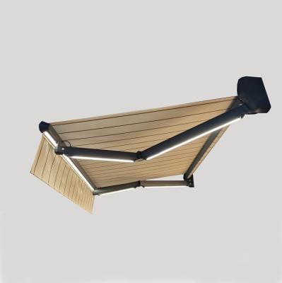 China Sun Shade Outdoor Motorized Aluminum Folding Retractable Arm Awning for sale