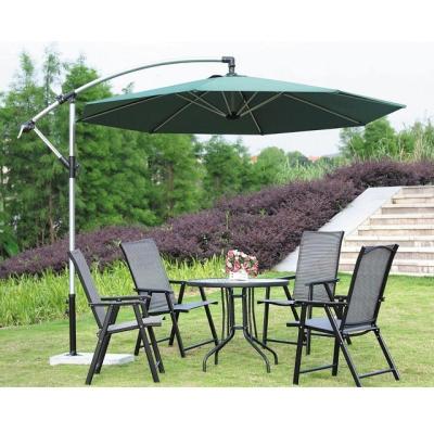 China Aluminum Umbrella Parasol Cantilever Swept Banana Garden Cheap Outdoor Umbrella for sale