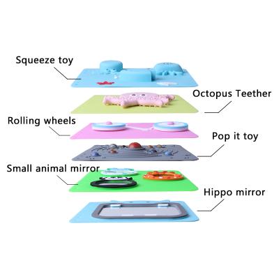 China Children Educational Toy Funny Children Brain Development Intelligence Early Education Silicone Baby Book for sale